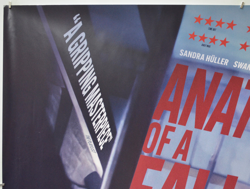 ANATOMY OF A FALL (Top Left) Cinema Quad Movie Poster 