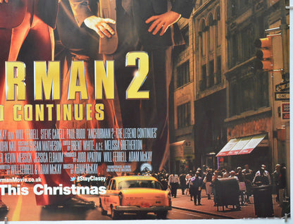 ANCHORMAN 2 - THE LEGEND CONTINUES (Bottom Right) Cinema Quad Movie Poster 