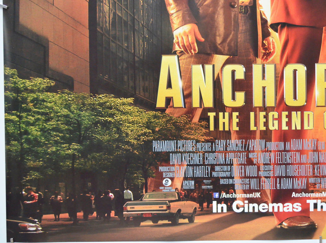 ANCHORMAN 2 - THE LEGEND CONTINUES (Bottom Left) Cinema Quad Movie Poster 