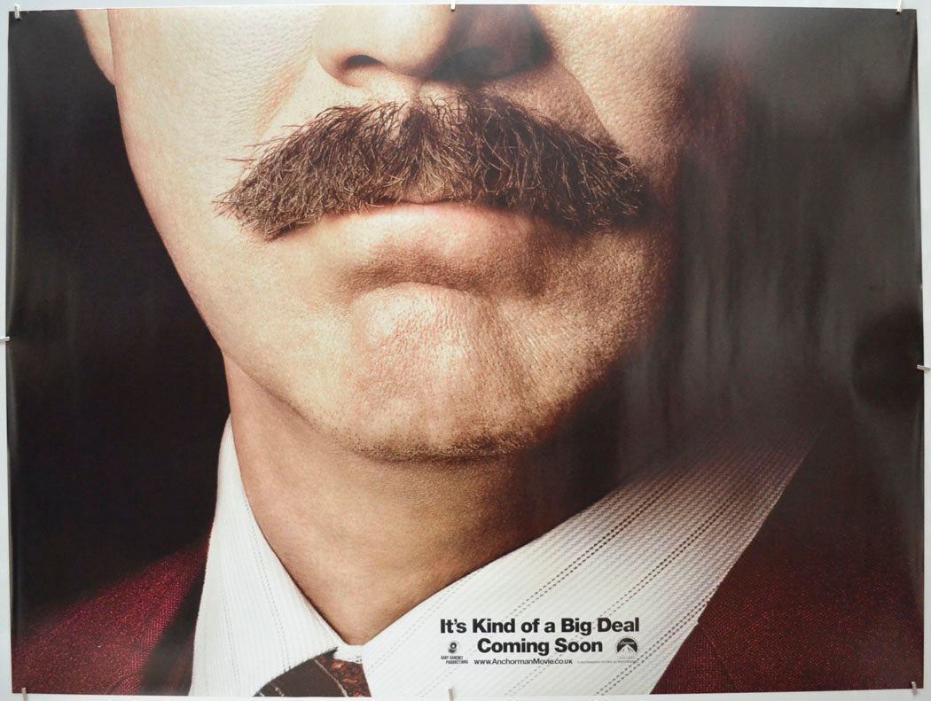 Anchorman 2 - The Legend Continues (Teaser / Advance Version)  Original Quad Poster - Film Poster - Movie Poster