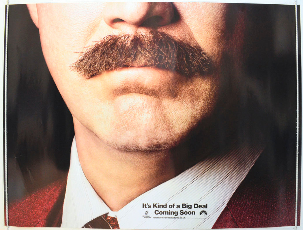 Anchorman 2 - The Legend Continues  (Teaser / Advance Version)   Original British Quad Poster - Film Poster - Movie Poster 