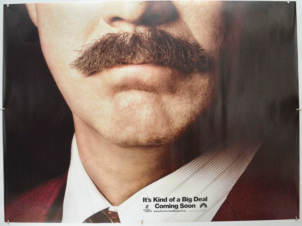 Anchorman 2 - The Legend Continues (Teaser / Advance Version)  Original Quad Poster - Film Poster - Movie Poster