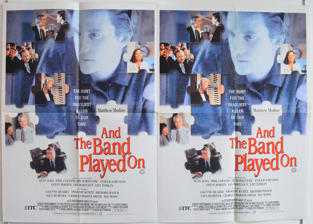 And The Band Played On  Original British Quad Poster - Film Poster - Movie Poster 