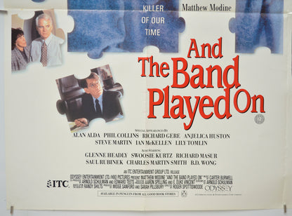 AND THE BAND PLAYED ON (Bottom Left) Cinema Quad Movie Poster 