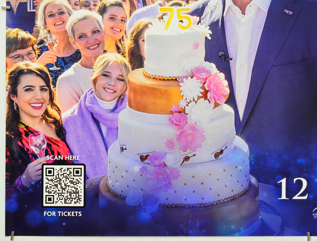 André Rieu: The Dream Continues - 75th Birthday Celebration (Bottom Left) Cinema Quad Movie Poster 