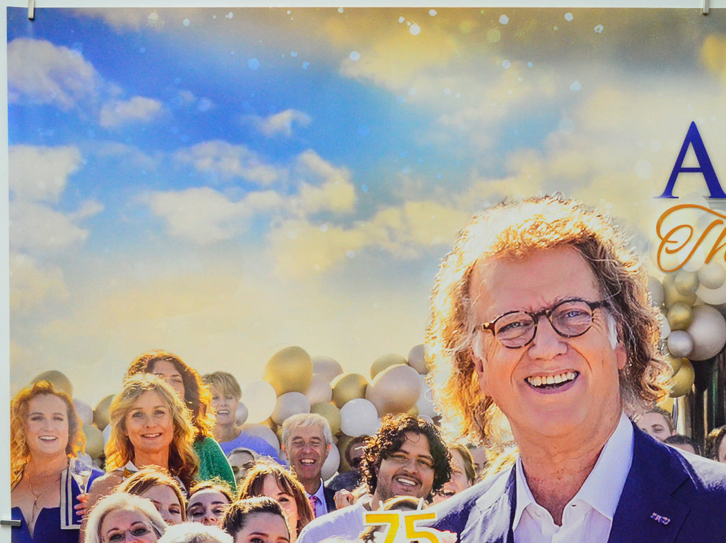 André Rieu: The Dream Continues - 75th Birthday Celebration (Top Left) Cinema Quad Movie Poster 