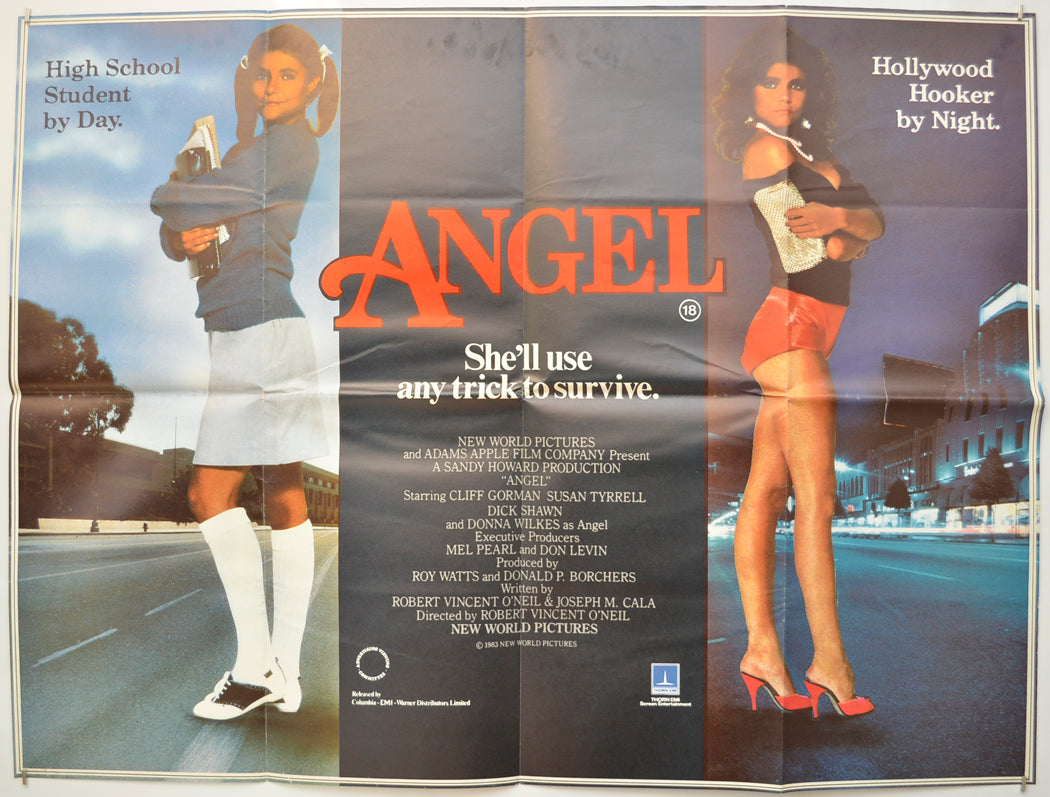 Angel Original Quad Poster - Film Poster - Movie Poster  