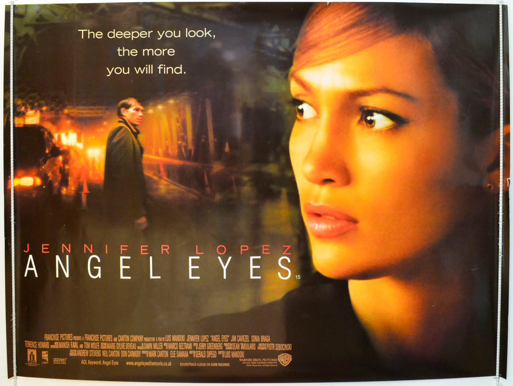 Angel Eyes Original British Quad Poster - Film Poster - Movie Poster 