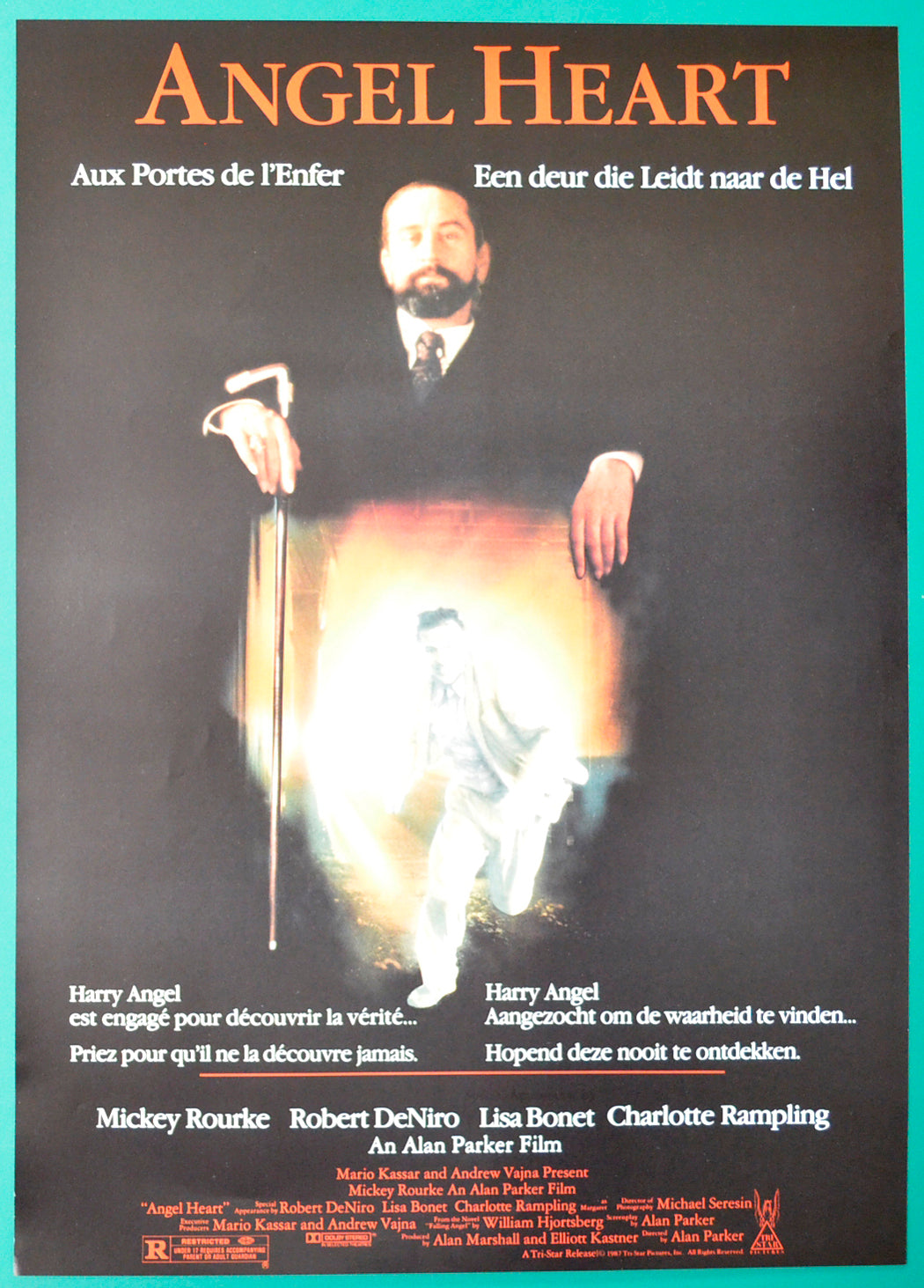 Angel Heart  Original Belgian Poster - Film Poster - Movie Poster