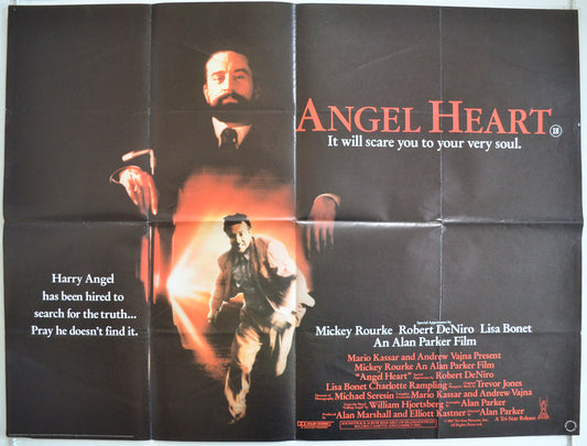 Angel Heart  Original British Quad Poster - Film Poster - Movie Poster 