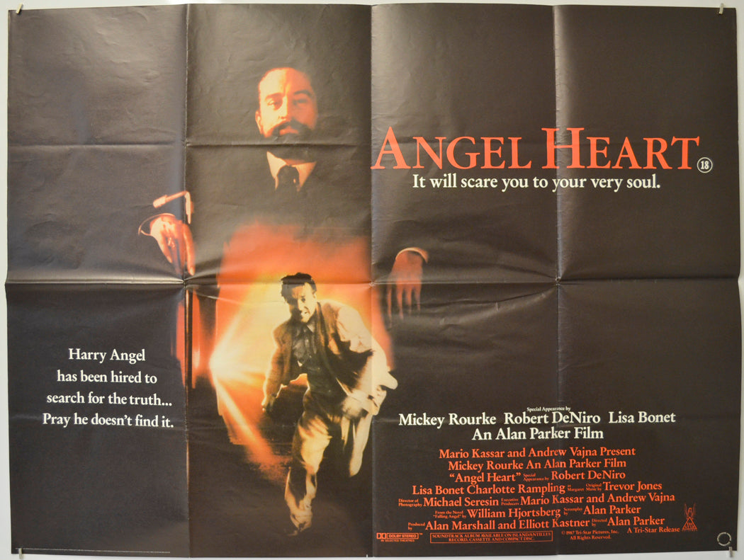 Angel Heart  Original Quad Poster - Film Poster - Movie Poster