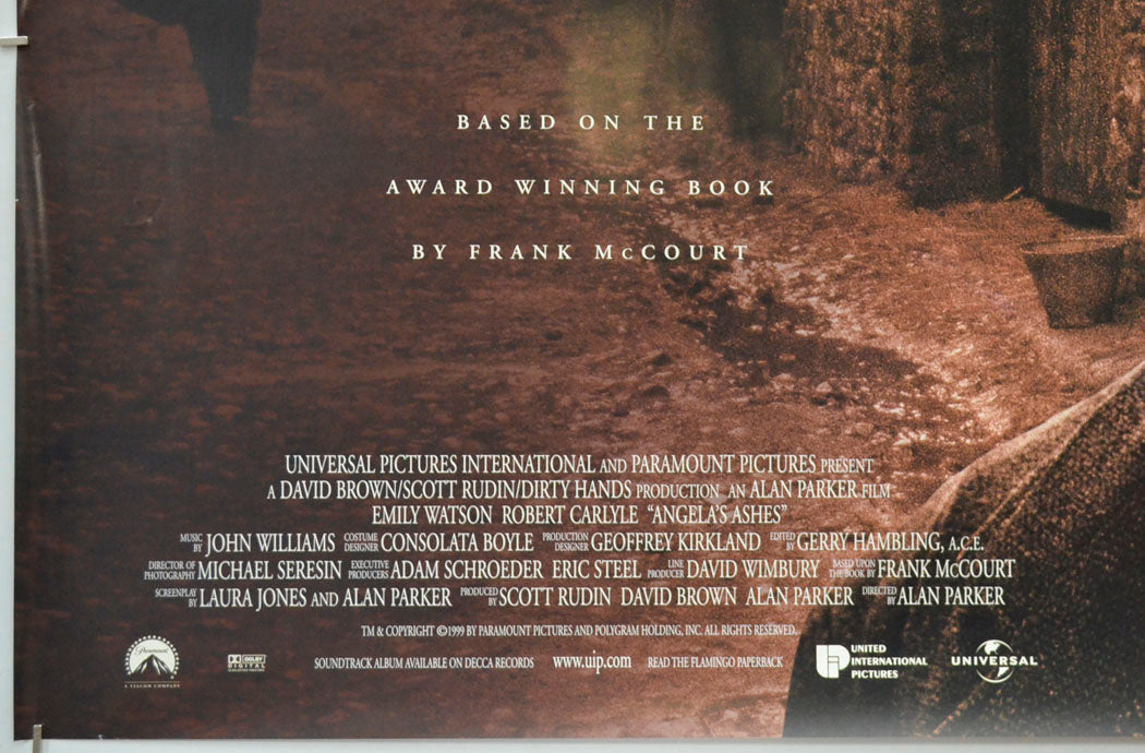 ANGELA’S ASHES (Bottom Left) Cinema Quad Movie Poster 