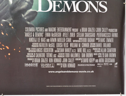 Angels And Demons (Bottom Right) Cinema Quad Movie Poster 