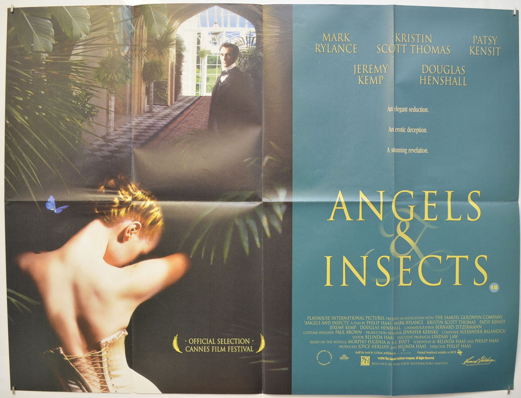 Angels And Insects  Original Quad Poster - Film Poster - Movie Poster