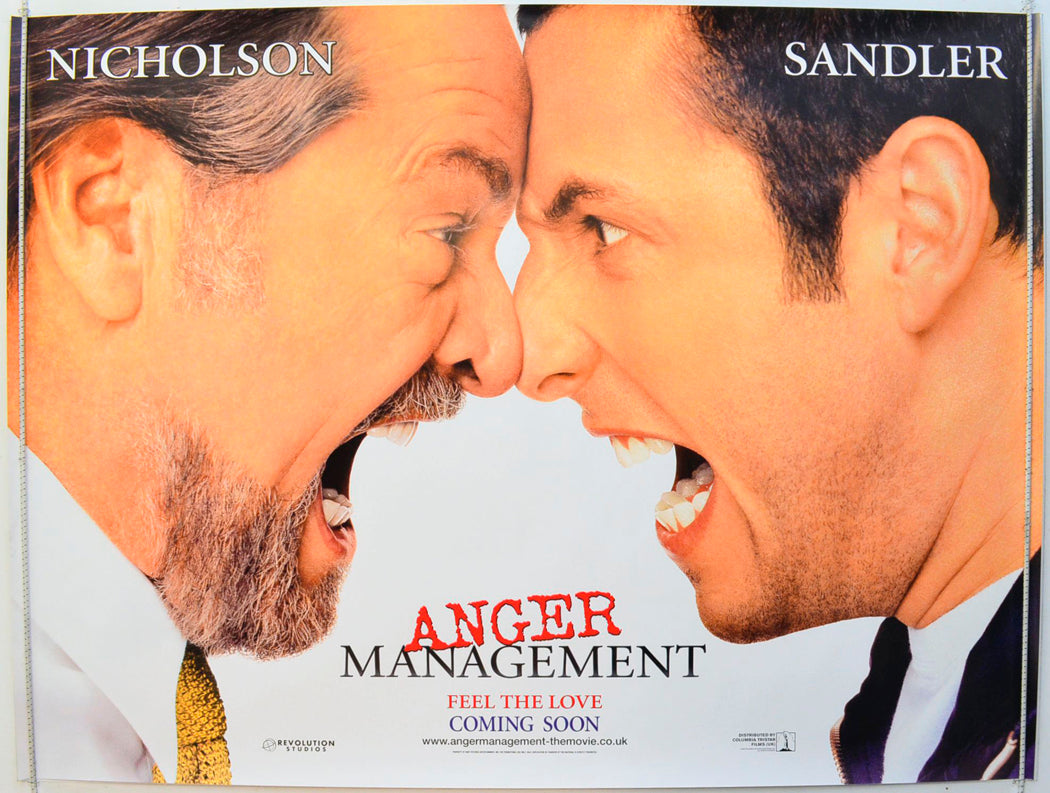 Anger Management Original British Quad Poster - Film Poster - Movie Poster 