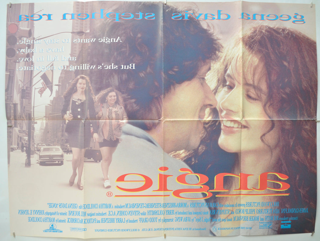 ANGIE (Back) Cinema Quad Movie Poster 