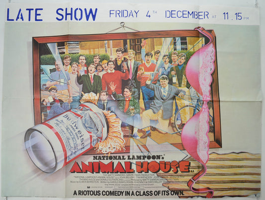 National Lampoon's Animal House   Original Quad Poster - Film Poster - Movie Poster 