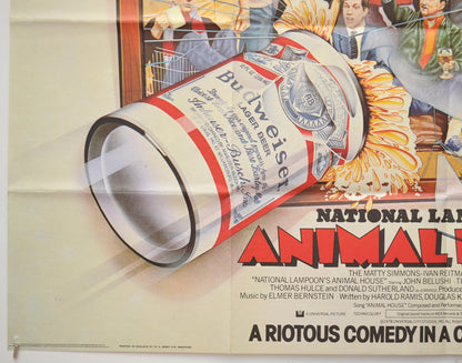 NATIONAL LAMPOON’S ANIMAL HOUSE (Bottom Left) Cinema Quad Movie Poster 