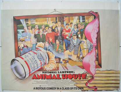 National Lampoon's Animal House Original Quad Poster - Film Poster - Movie Poster