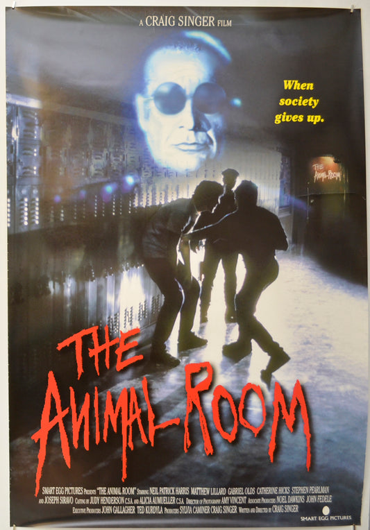 The Animal Room Original One Sheet Poster - Film Poster - Movie Poster  