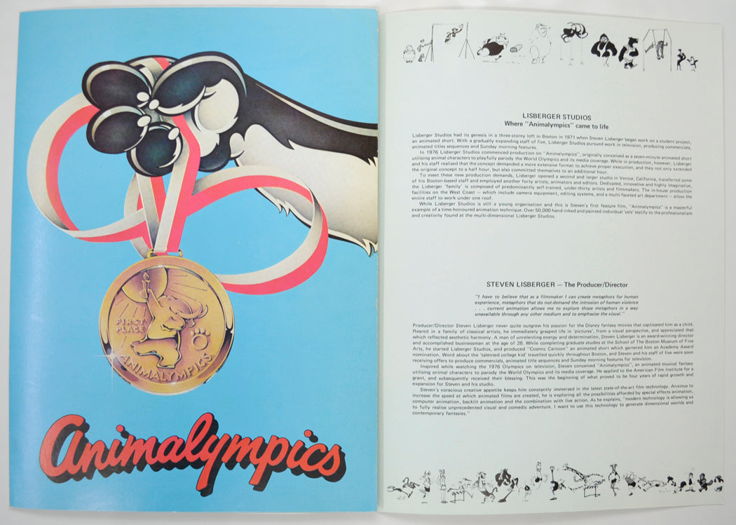 ANIMALYMPICS Cinema Exhibitors Campaign Pressbook - INSIDE 