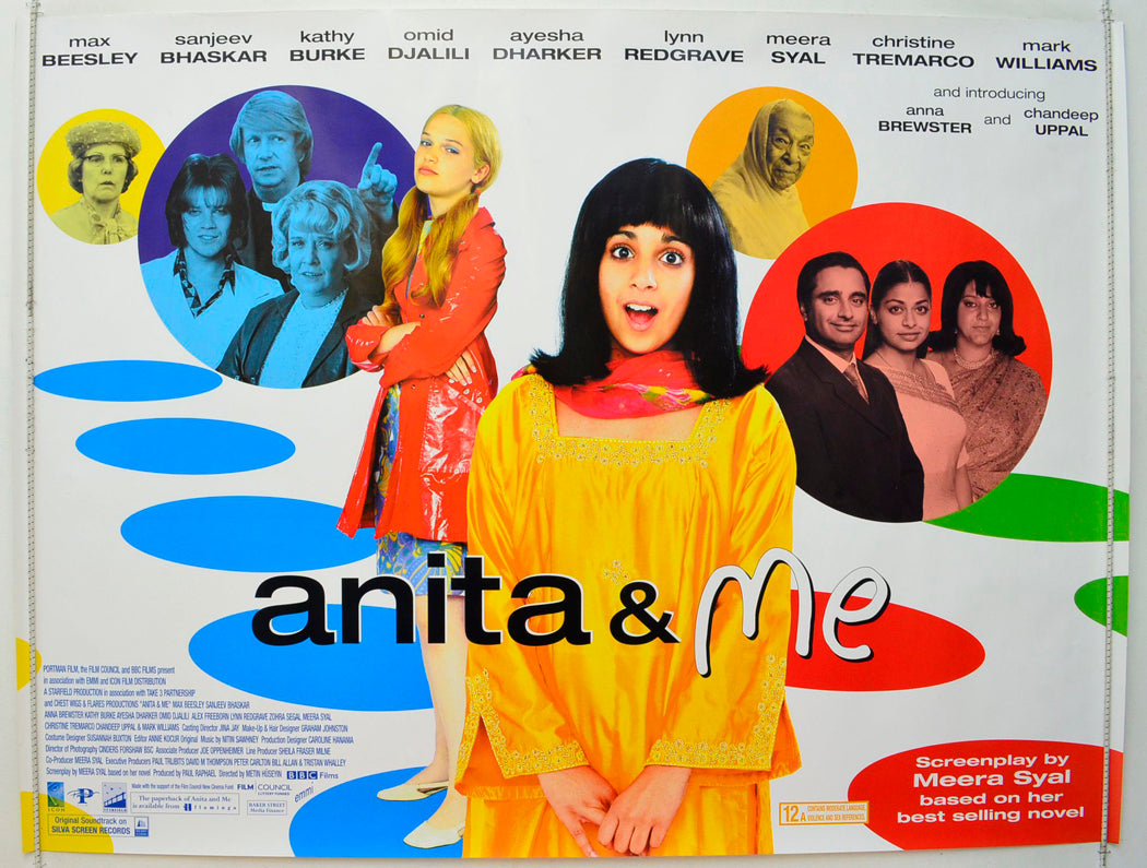 Anita And Me  Original British Quad Poster - Film Poster - Movie Poster