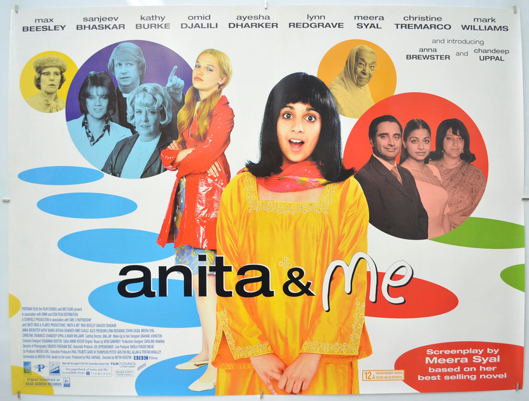 Anita And Me Original Quad Poster - Film Poster - Movie Poster