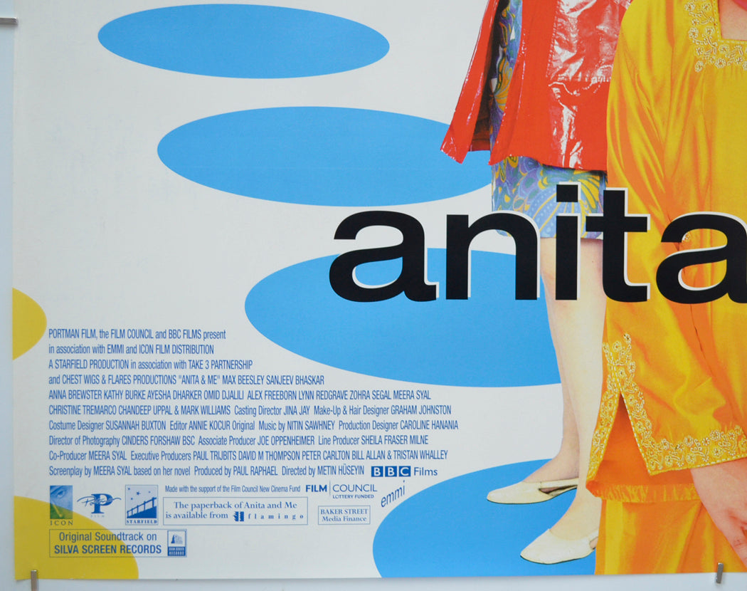 ANITA AND ME (Bottom Left) Cinema Quad Movie Poster 