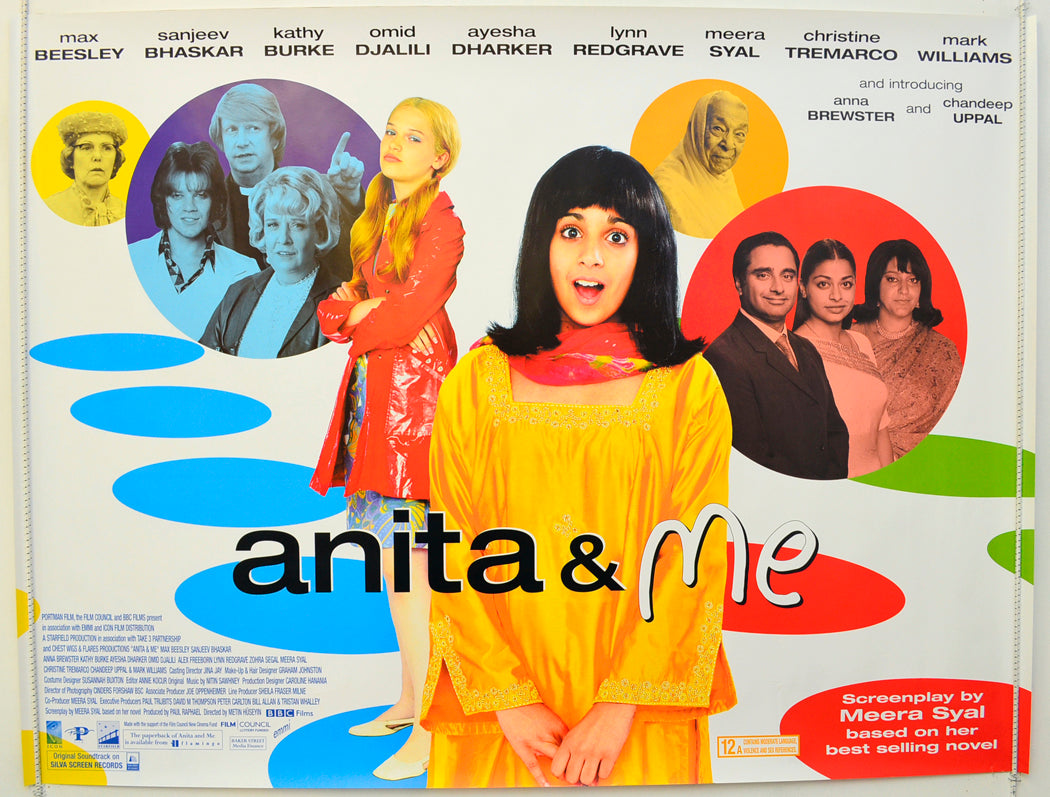 Anita And Me Original Quad Poster - Film Poster - Movie Poster  