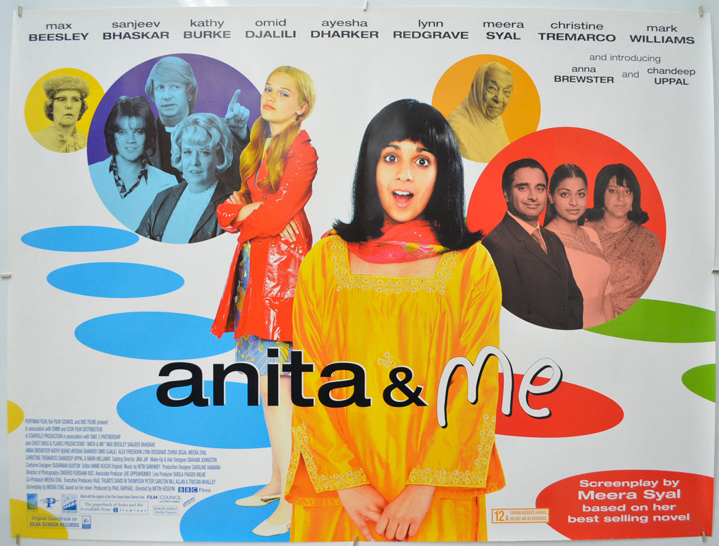 Anita And Me Original Quad Poster - Film Poster - Movie Poster