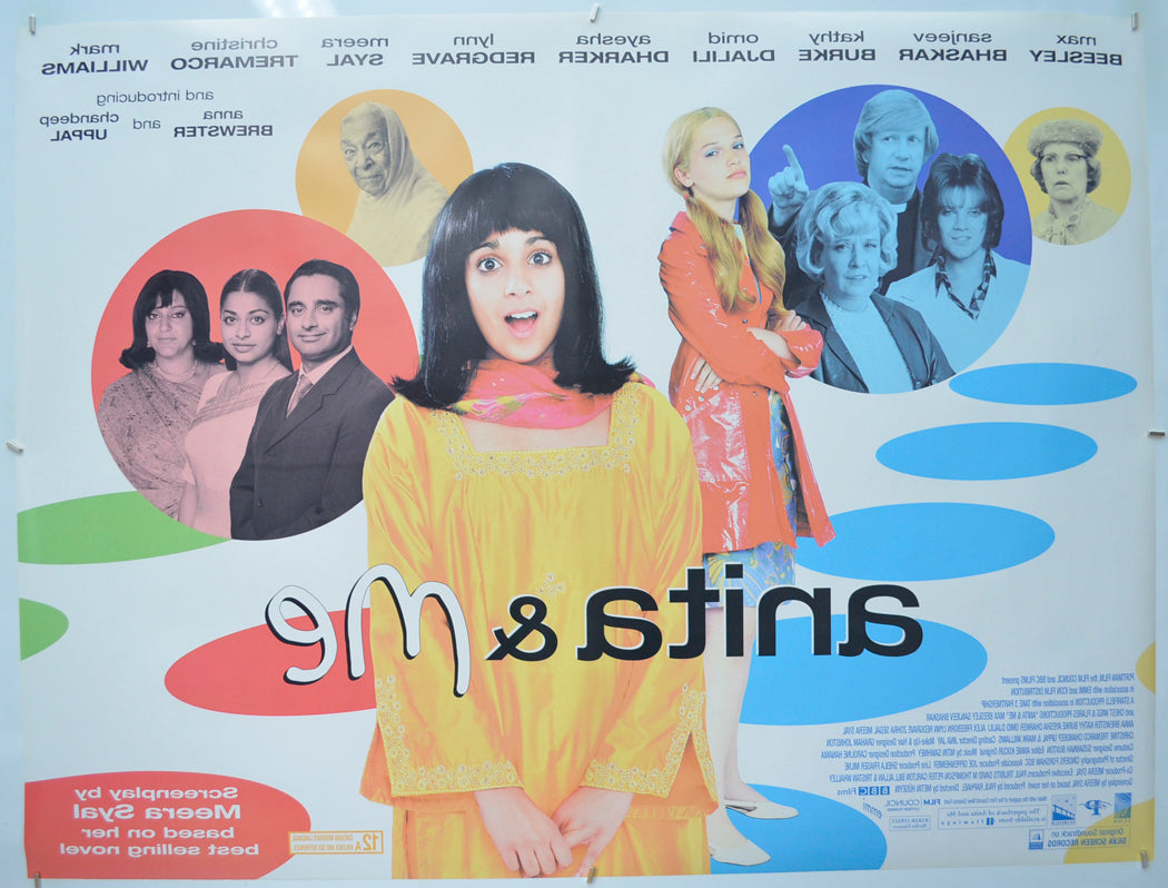 ANITA AND ME (Back) Cinema Quad Movie Poster 