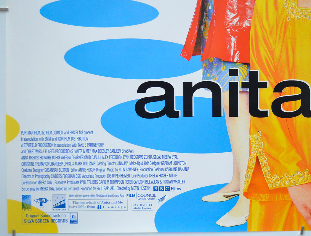 ANITA AND ME (Bottom Left) Cinema Quad Movie Poster 