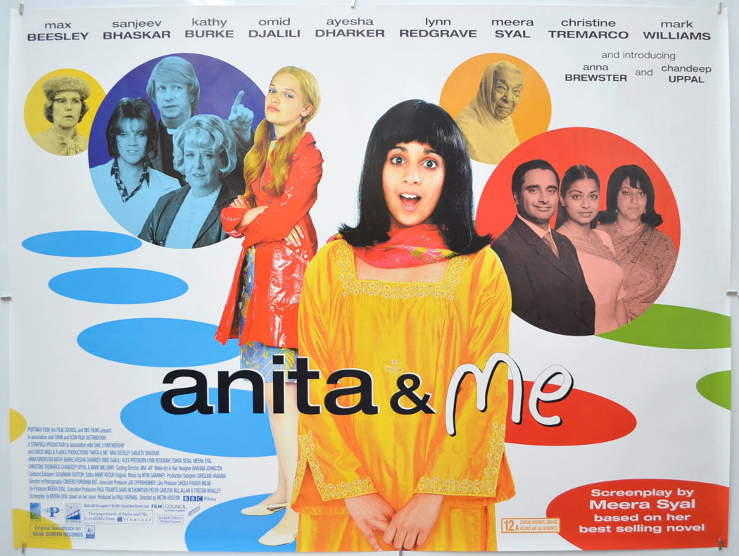 Anita And Me Original Quad Poster - Film Poster - Movie Poster