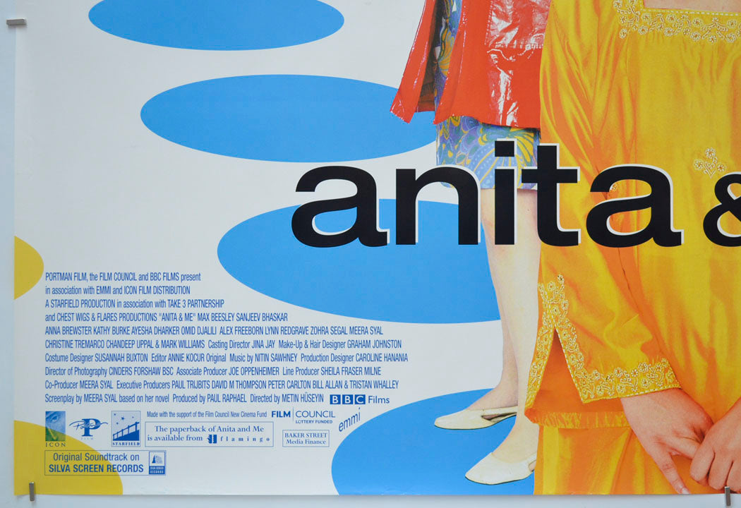 ANITA AND ME (Bottom Left) Cinema Quad Movie Poster 