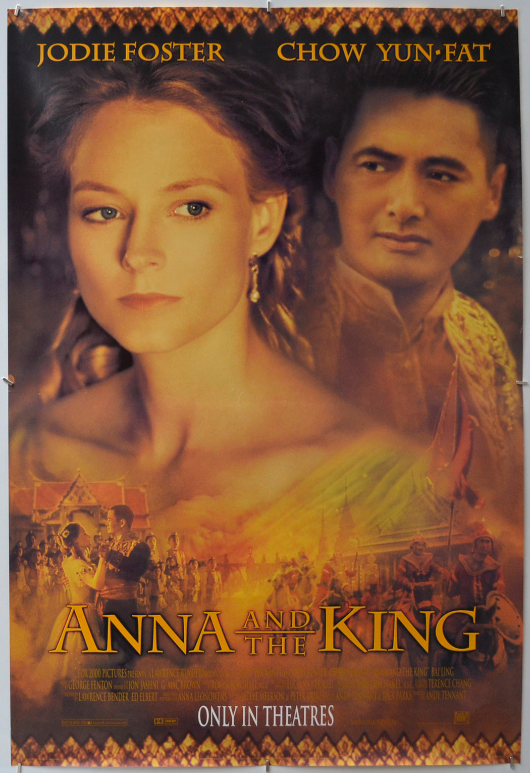 Anna And The King Original One Sheet Poster - Film Poster - Movie Poster