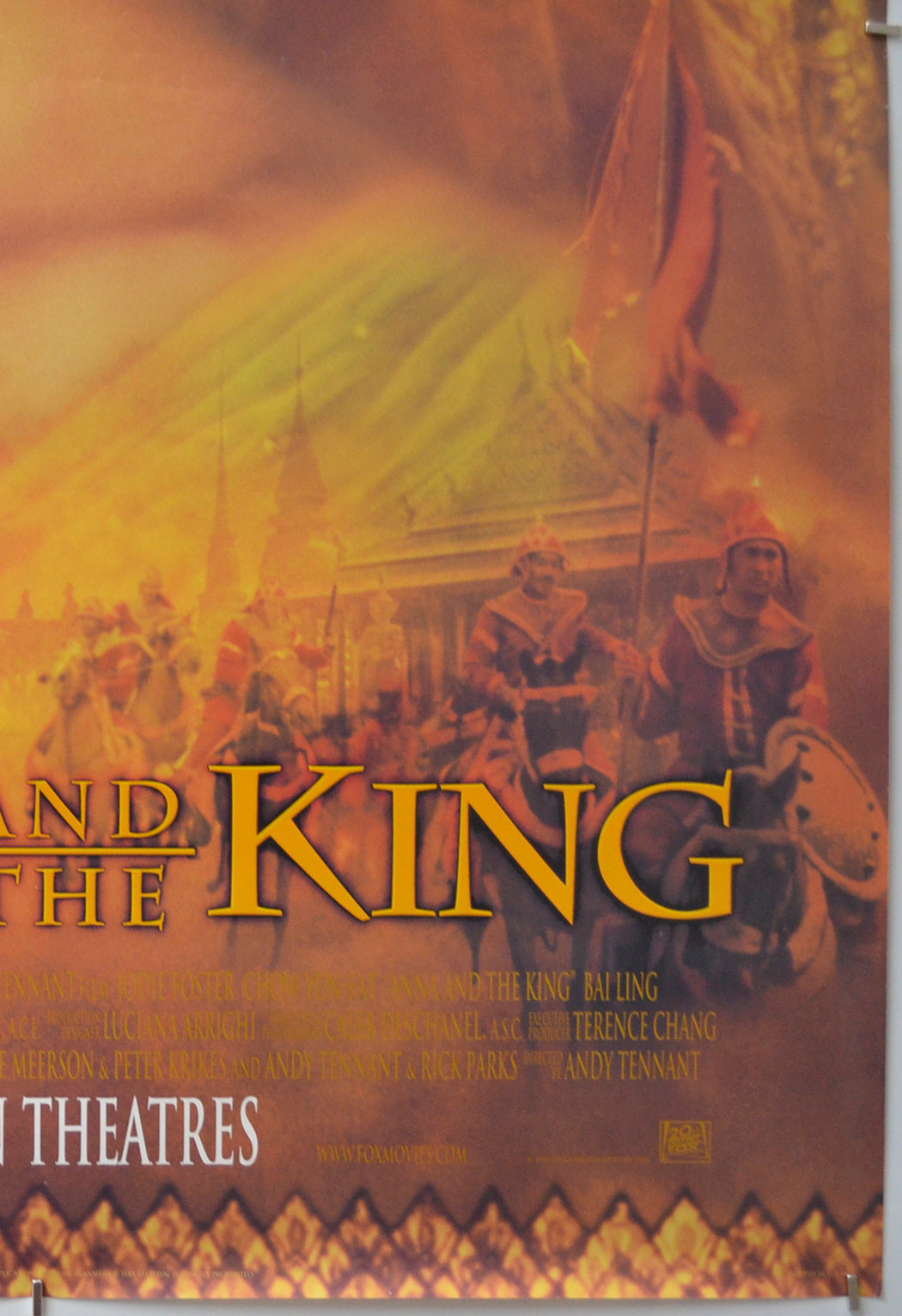 ANNA AND THE KING (Bottom Right) Cinema One Sheet Movie Poster 