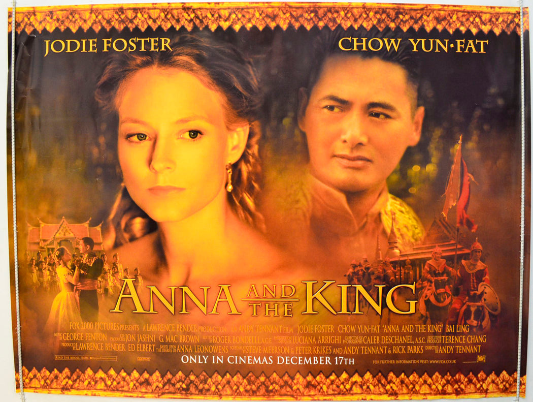 Anna And The King  Original British Quad Poster - Film Poster - Movie Poster