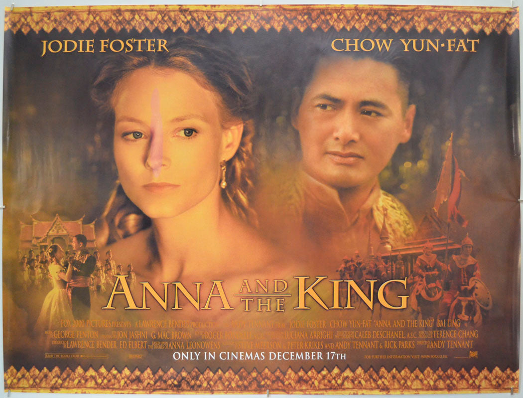 Anna And The King Original Quad Poster - Film Poster - Movie Poster