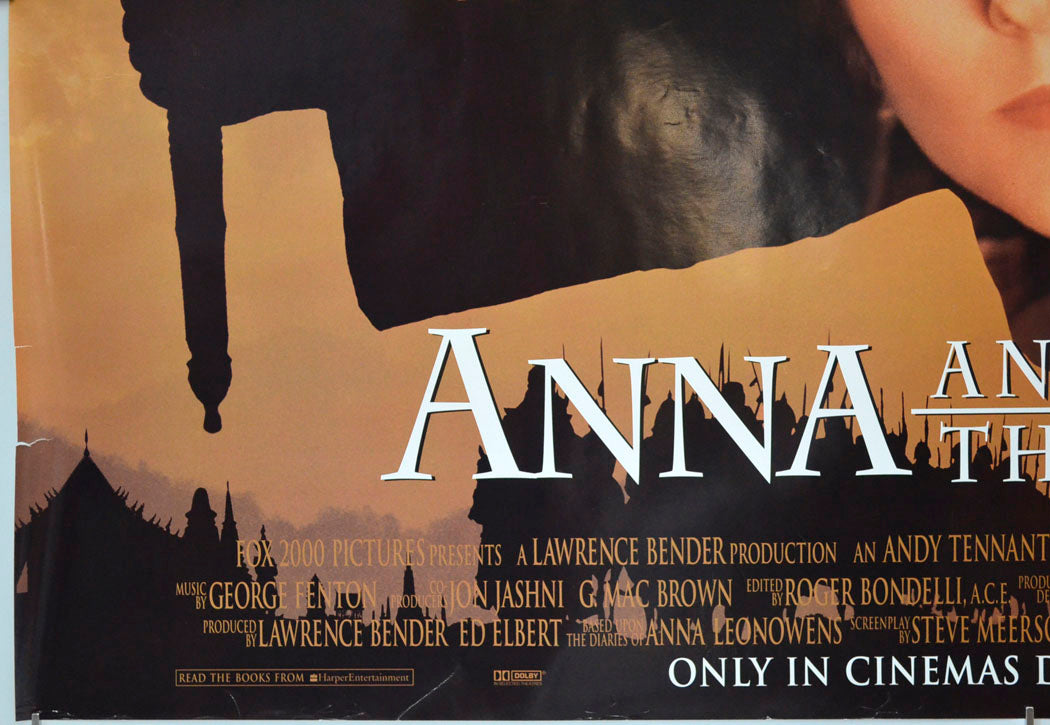 ANNA AND THE KING (Bottom Left) Cinema Quad Movie Poster 