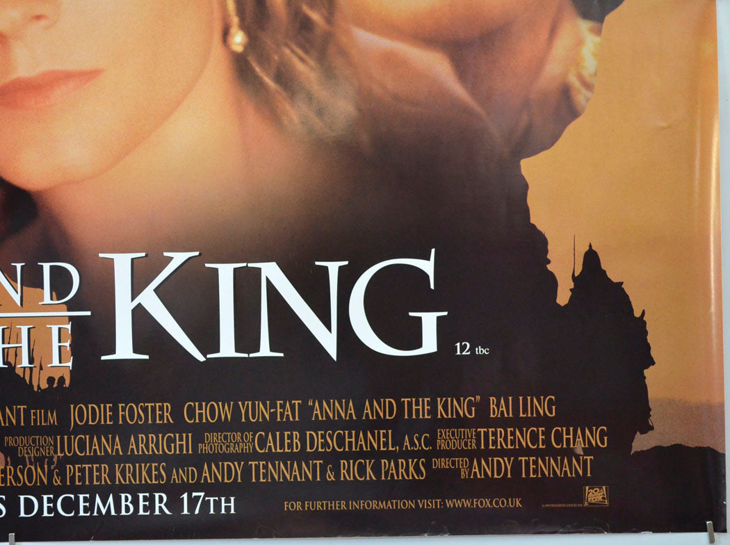 ANNA AND THE KING (Bottom Right) Cinema Quad Movie Poster 