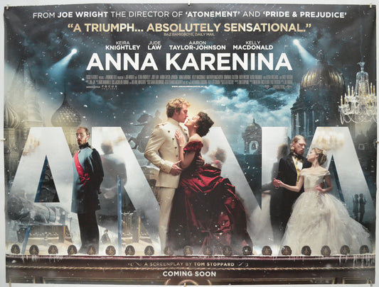 Anna Karenina Original Quad Poster - Film Poster - Movie Poster