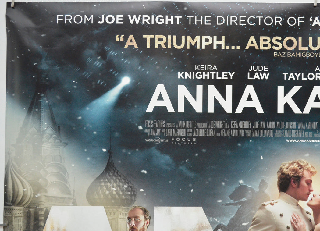 ANNA KARENINA (Top Left) Cinema Quad Movie Poster 