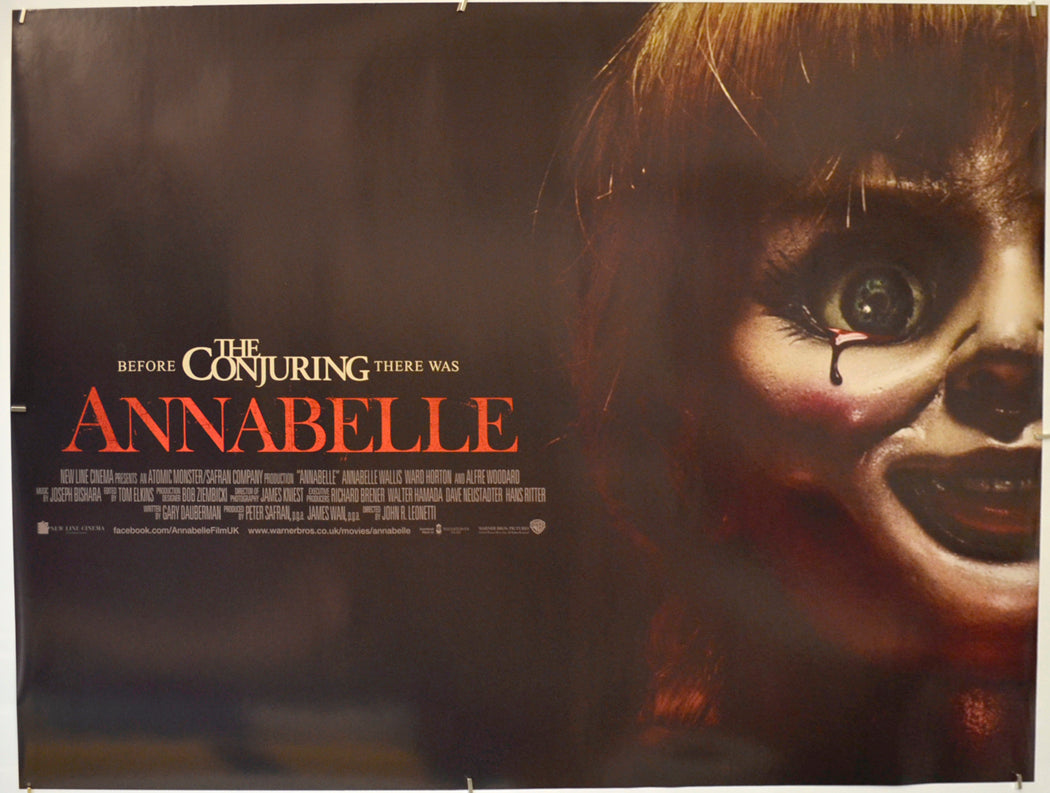 Annabelle  Original Quad Poster - Film Poster - Movie Poster