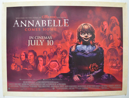 Annabelle Comes Home Original Quad Poster - Film Poster - Movie Poster