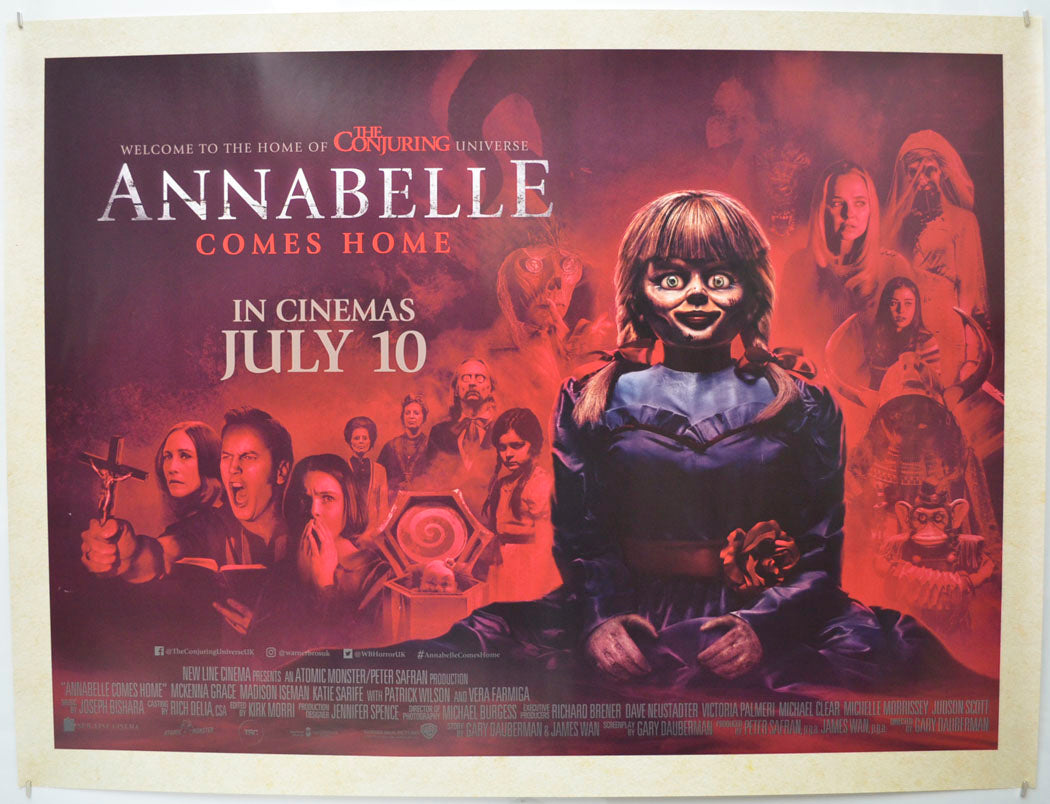 Annabelle Comes Home Original Quad Poster - Film Poster - Movie Poster