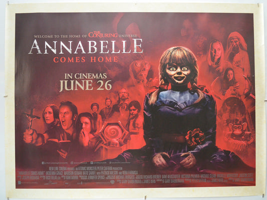 Annabelle Comes Home - Original Quad Poster - Film Poster - Movie Poster