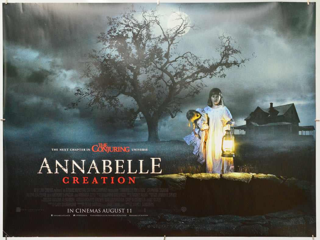 Annabelle: Creation - Original Quad Poster - Film Poster - Movie Poster