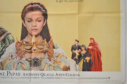 ANNE OF THE THOUSAND DAYS (Bottom Right) Cinema Quad Movie Poster 