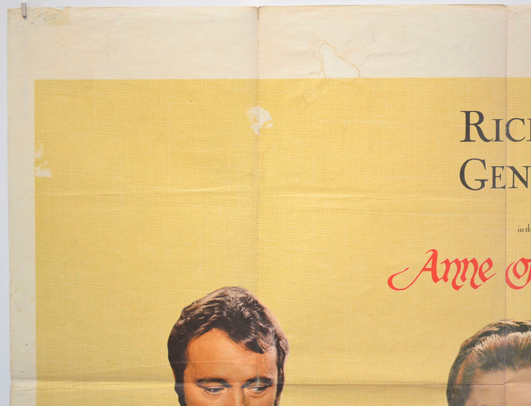 ANNE OF THE THOUSAND DAYS (Top Left) Cinema Quad Movie Poster 