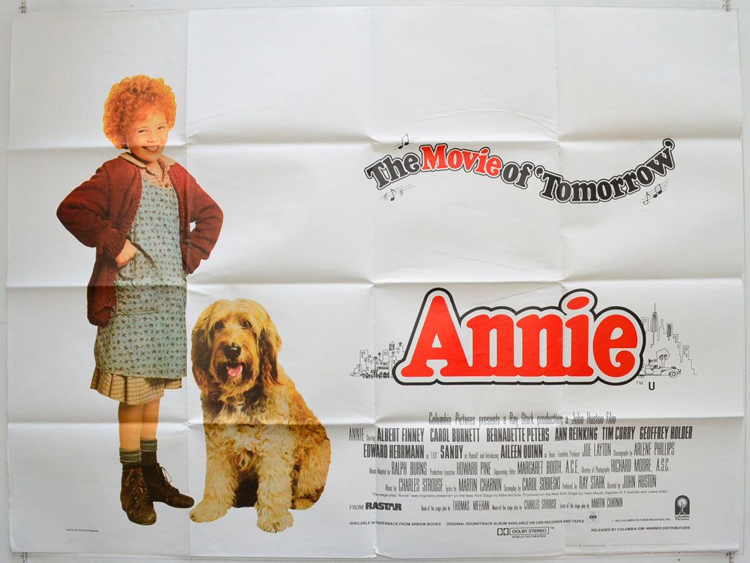 Annie Original British Quad Poster - Film Poster - Movie Poster 